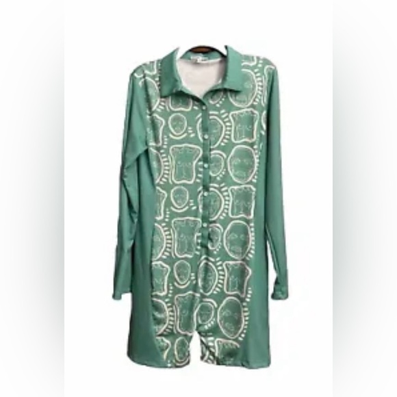 Patrick Church Button Up Knit Jumper | NYC Artist Limited  Edition Size Large - Picture 1 of 13